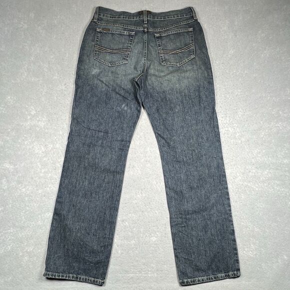 Ariat Jeans Mens M2 Relaxed Bootcut Dark Wash Mid Rise Denim Men’s 33x32 - Picture 1 of 14